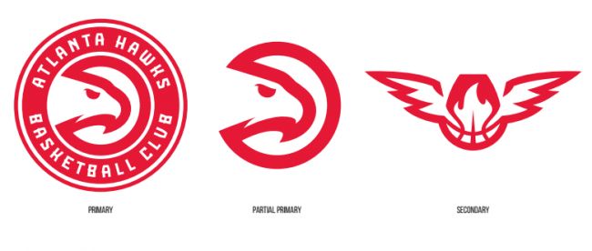 亚特兰大老鹰队公布了下一季的新队徽 (图片来源:sportslogos)