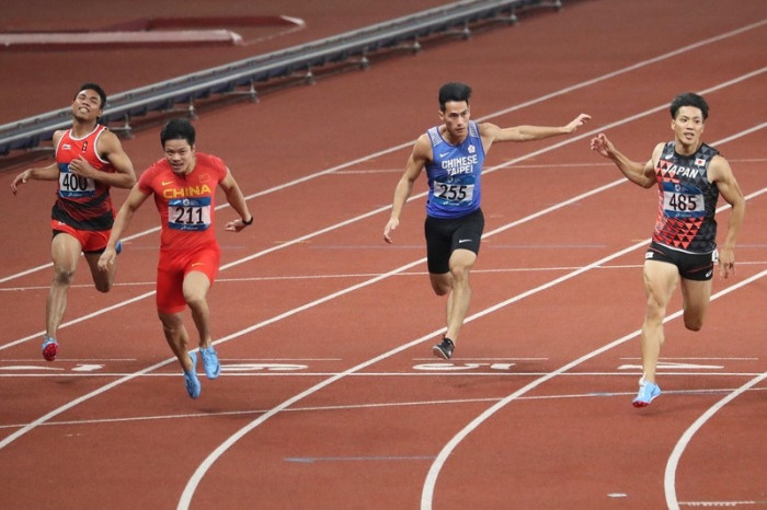 楊俊瀚百米決賽以10秒17拿下第五