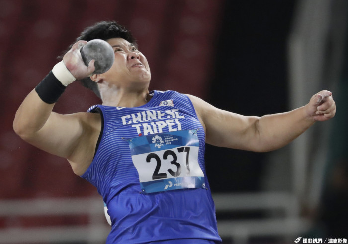 林家瑩鉛球項目擲出16公尺30排名第四無緣獎牌