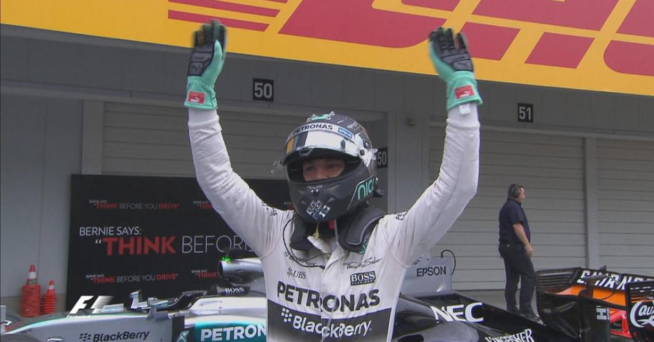 F1日本站排位賽結果 Mercedes重振雄風 Rosberg拿下竿位 賽車 運動視界sports Vision