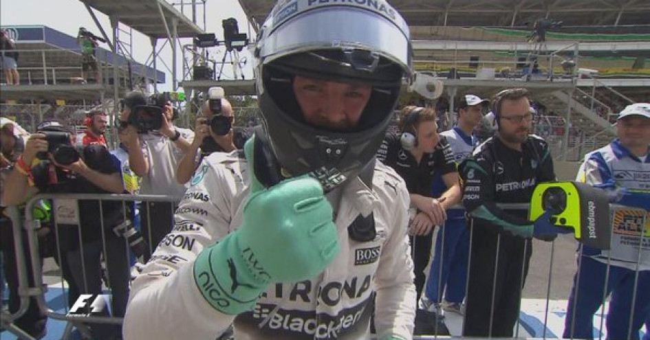 F1巴西站排位賽結果 Rosberg連五場拿下竿位 賽車 運動視界sports Vision