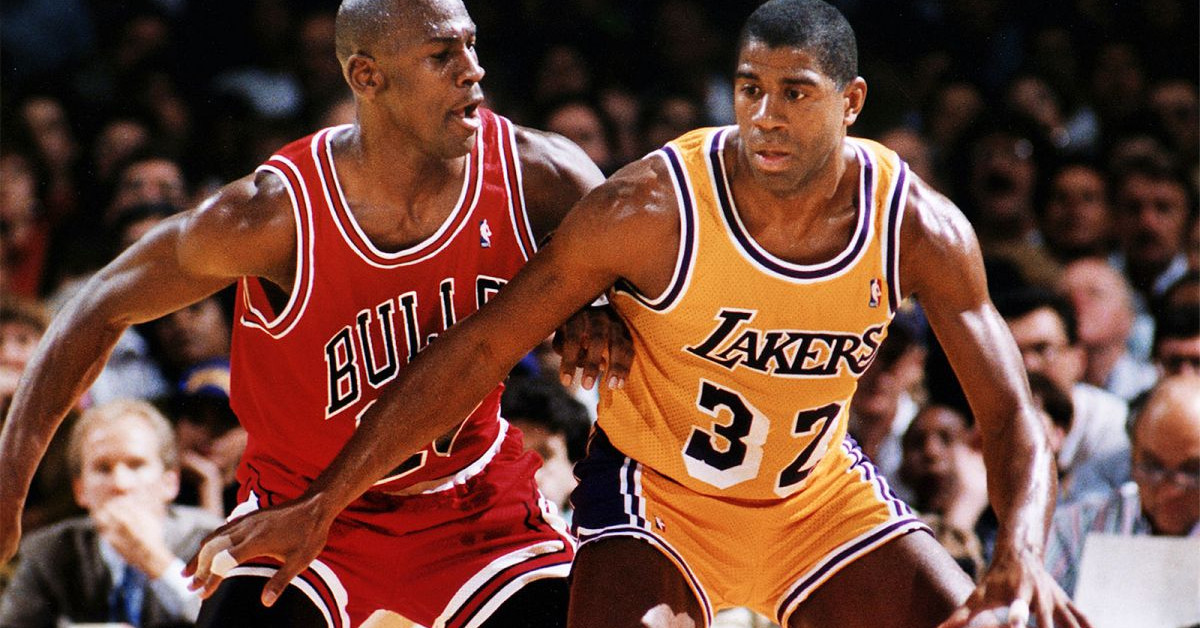 歷史上的今天(12/21)：1990年Michael Jordan vs. Magic Johnson 雙雄 ...