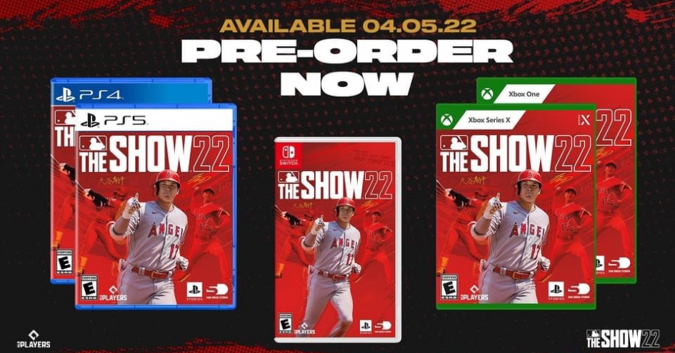 MLB THE SHO」！二刀流少年大谷翔平榮登「MLB THE SHOW 22」封面人物 