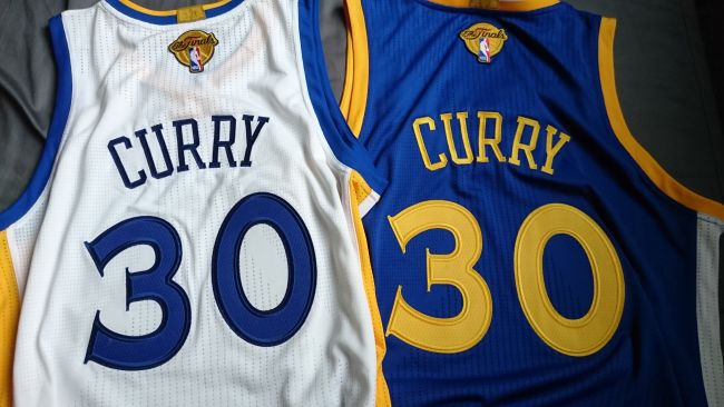 30 Stephen Curry 2014/15 & 2015/16 Warriors Authentic Jerseys - 開