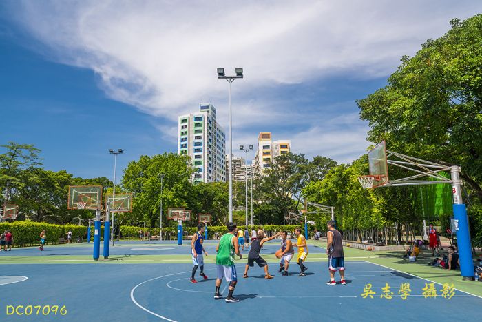 青年公園是臺北市籃球勝地(照片取自吳志學網路照片)內湖一帶有很多好