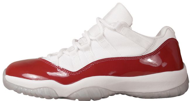 red and white jordan 11 low