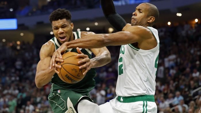 He's a little overwhelmed by the Celtics' zone defense and potential double-teaming